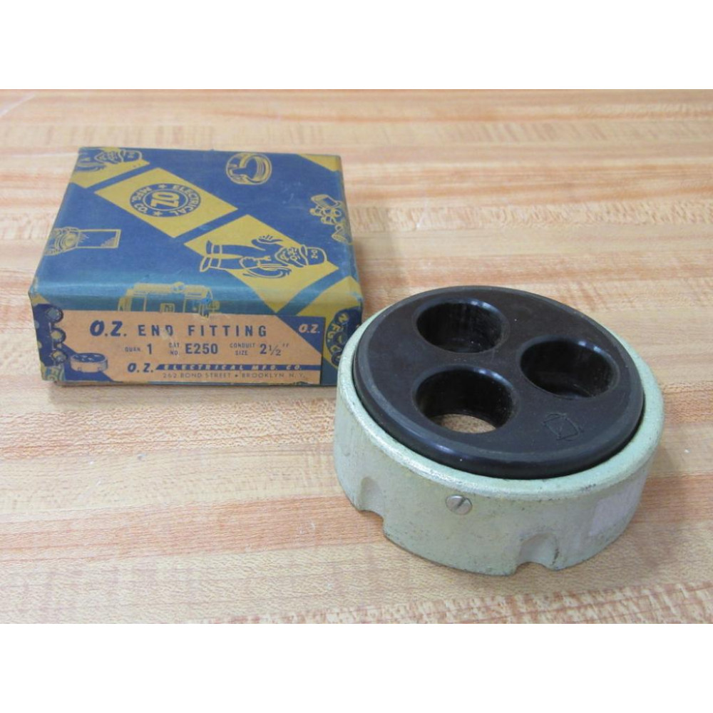 OZ Gedney E250 End Fitting 2-12" 3 Hole