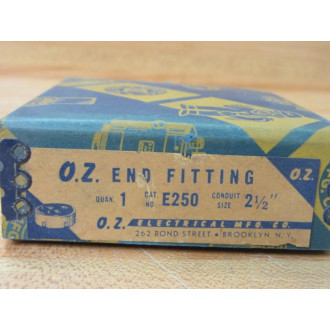 OZ Gedney E250 End Fitting 2-12" 3 Hole