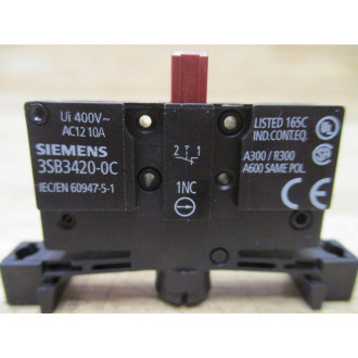 Siemens 3SB3420-0C Contact Block 3SB34200C - New No Box