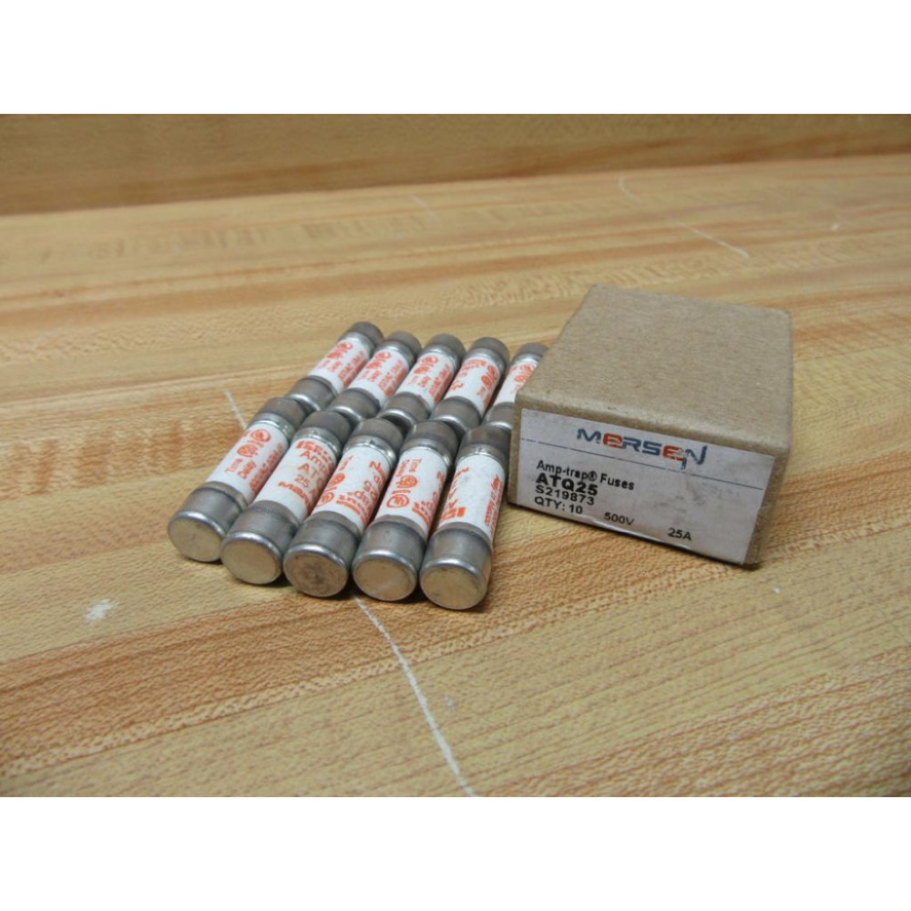 Gould Shawmut Ferraz Trionic ATQ25 Fuse Cross Ref 4ZCP4 (Pack of 10)