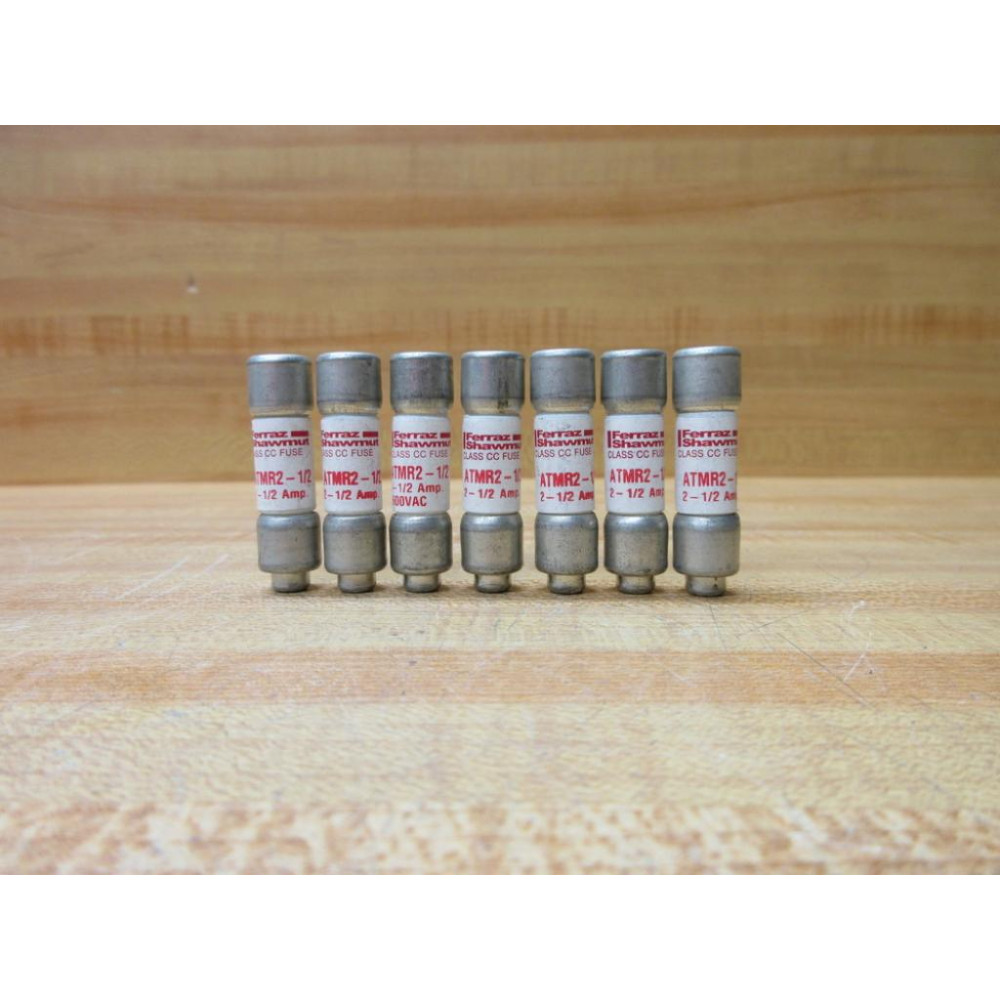 Gould Shawmut Ferraz ATMR2-12 Fuse Cross Ref 4ZAZ2 (Pack of 7) - New No Box