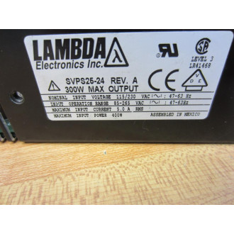 Lambda SVPS25-24 Power Supply SVPS25-24-001 - Parts Only