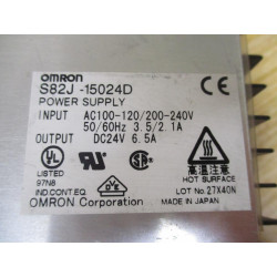 Omron S82J-15024D Power Supply - Used