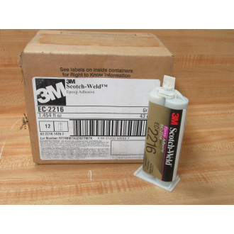 3M EC-2216 Scotch-Weld Epoxy Adhesive EC2216 (Pack of 12)
