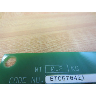 Yaskawa YPCT31130-1 Circuit Board YPCT311301 ETC670421 - Used