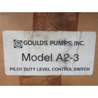 Goulds Pumps A2-3 Pilot Duty Level Control Switch A23 WWeight