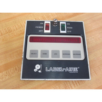 Label-Aire 7465651 Micro Control Display PanelBd 0014702 - Used