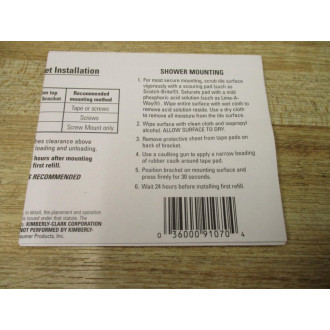 Kimberly-Clark 91070 Bracket Support (Pack of 5)