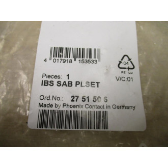 Phoenix Contact IBS SAB PLSET Connector Set 2751506 (Pack of 2)