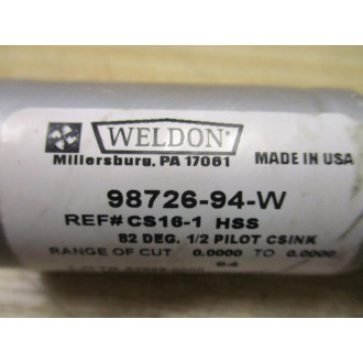 Weldon 98726-94-W Countersink 9872694W