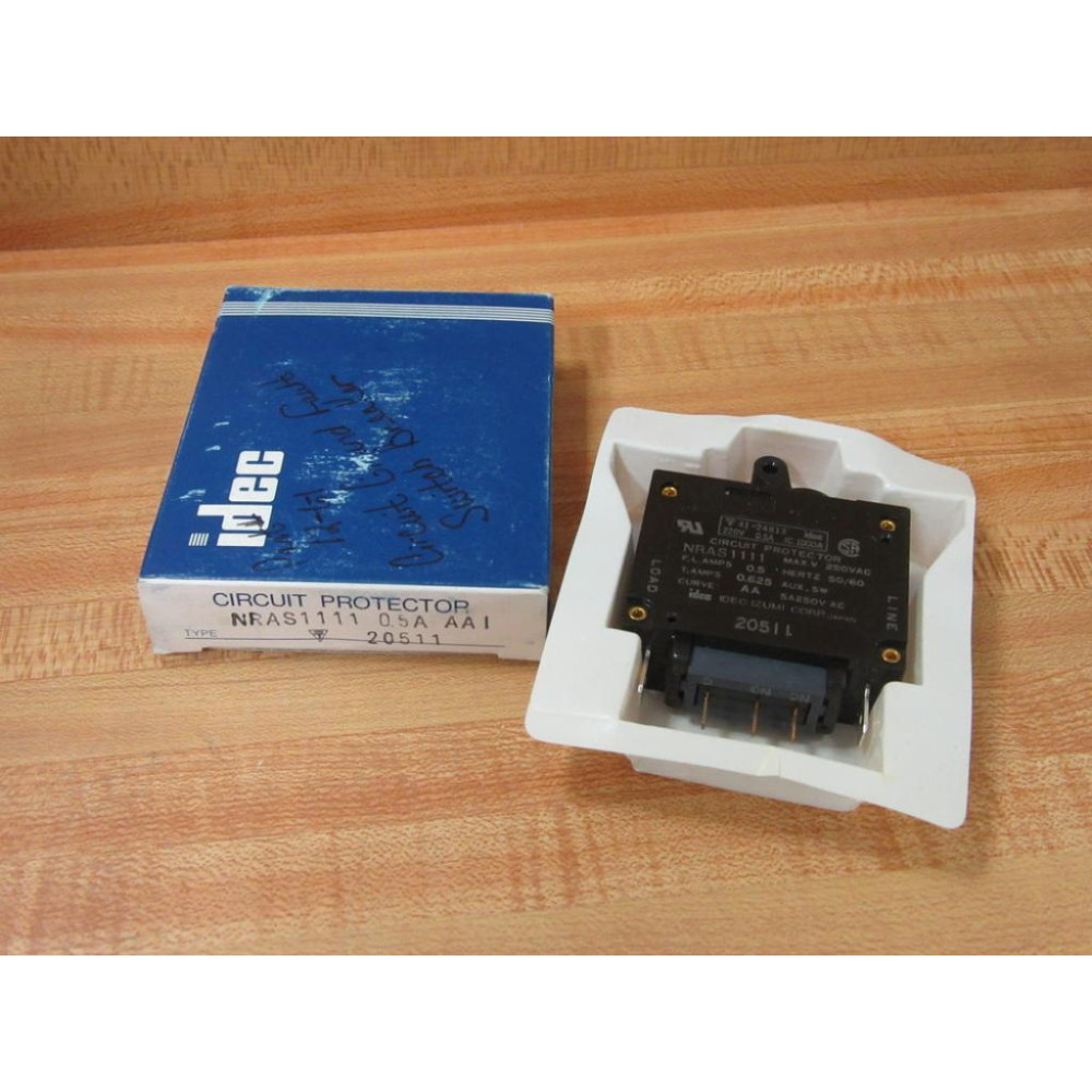 IDEC NRAS1111 0.5A AA Circuit Protector NRAS1111 0.5A AAI