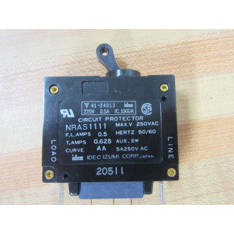 IDEC NRAS1111 0.5A AA Circuit Protector NRAS1111 0.5A AAI