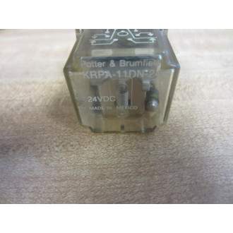Potter & Brumfield KRPA-11DN-24V Relay KRPA-11DN-24 VDC (Pack of 4) - Used