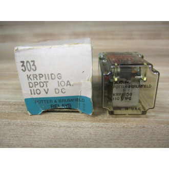 Potter & Brumfield KRP11DG-110V DC Relay KRP11DG-110 VDC