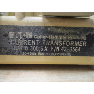 EatonCutler-Hammer 3P9-301 Current Transformer 42-3564 - Used