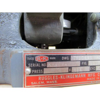 Ruggles-Klingemann 751C440 Valve Assy. - Used