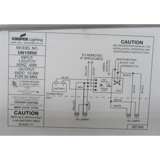 Sure-Lites UN1SRW Exit Light - New No Box