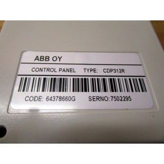 ABB CDP312R Control Panel - New No Box