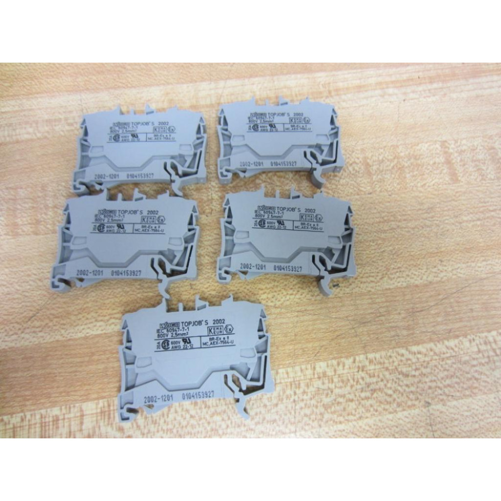 Wago 2002-1201 20021201 Terminal Block (Pack of 25) - New No Box