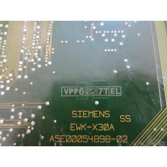 Siemens A5E00054898-02 MainMother Board EWK-X30A - Used