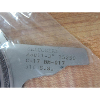 Selco-Seal A8011-3" 15250 Steal Trap Gasket 50808