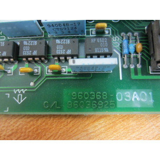 Allen Bradley 960368 Circuit Board 960368-03A01 - Used