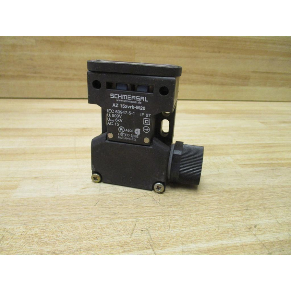 Schmersal AZ 15ZVRK-M20 Safety Switch AZ15ZVRKM20 W Adapter - New No Box Schmersal AZ 15ZVRK-M20 Safety Switch AZ15ZVRKM20 W Adapter - New No Box