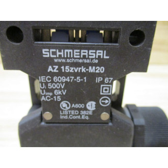 Schmersal AZ 15ZVRK-M20 Safety Switch AZ15ZVRKM20 W Adapter - New No Box