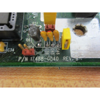 STI 17488-0040 MS4400 Board 174880040 Rev.B wControl Panel & Keys - Used