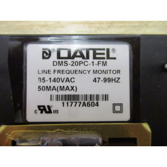 Datel DMS-20PC-1-FM Elgar Line Frequency Monitor 5421071-05