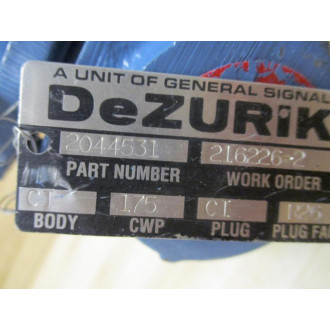 DeZurik 2044531 Valve - New No Box