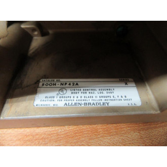 Allen Bradley 800H-NP42A Push Button Station 800HNP42A - Used
