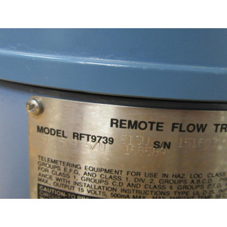 Micro Motion RFT9739-E1SU Remote Flow Transmitter RFT9739E1SU Enclosure - Used