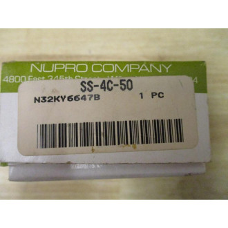 Swagelok Nupro SS-4C-50 Poppet Check Valve SS4C50
