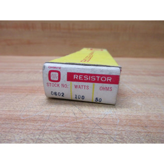 Ohmite 0602 Resistor 50Ω 270-100-40