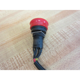 Omron A165E-S-03U E-Stop Switch A05B-2301-D002 6-P,6-W,Conn wInsul Sleeve - New No Box
