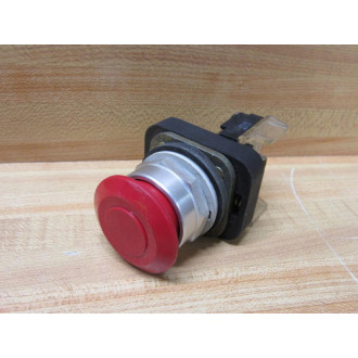Allen Bradley 800T-FXD4 Push Button 800TFXD4 Red W800T-XD4 - Used