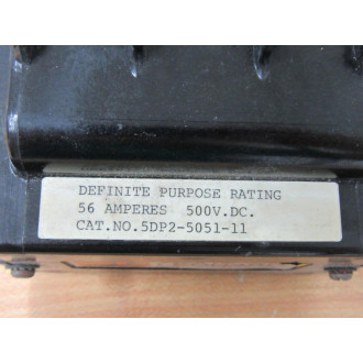 Ward Leonard 5DP2-5051-11 Contactor 5DP2505111 Coil 120V 5060Hz - Used