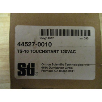 Omron STI 44527-0010 Touchstart Capacitive Palm Button 445270010 - Used