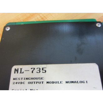 Westinghouse NL-735 12-125 VDC Output Module NL735 - Used