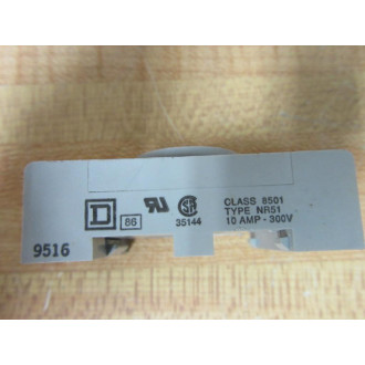 Square D 8501-NR51 Relay Socket 8501NR51 . - Used