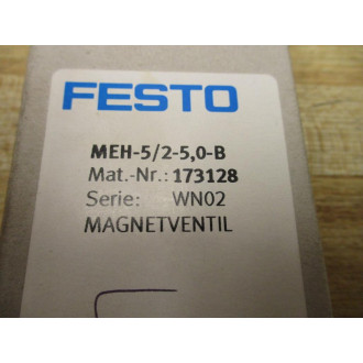 Festo MEH-52,0-B Solenoid Valve 173128