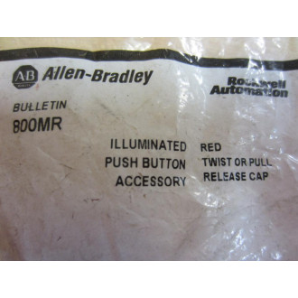 Allen Bradley 800MR-N20R Red Pushbutton Cap 800MRN20R