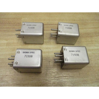 Sigma Spec 71508 Relay (Pack of 4) - Used
