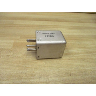 Sigma Spec 71508 Relay (Pack of 4) - Used
