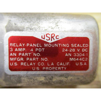 USRC AN 3304-1 Relay M644C2 (Pack of 2) - Used