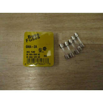 Buss GMA-2 Bussmann Fuse Cross Ref 1CJ38 (Pack of 50)