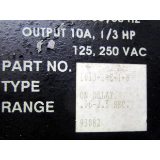 ISSC Kanson 1013-1-E-1-B Time Delay Relay 10131E1B - New No Box