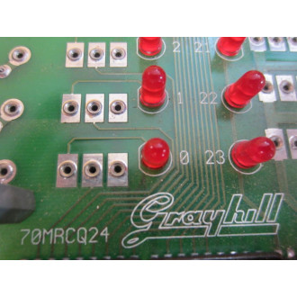 Grayhill 70MRCQ24-HS 24 Miniature IO Module Rack 70MRCQ24HS - Used