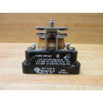 Potter & Brumfield PR3AY-24 Relay PR3AY - New No Box